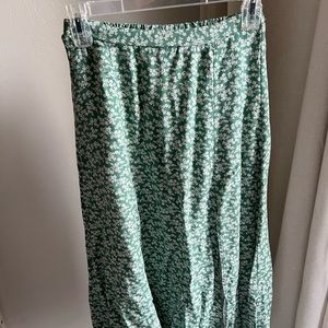 American eagle midi floral skirt